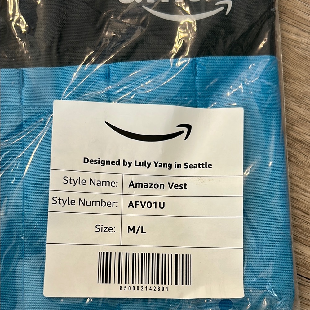 Amazon DSP / Flex Delivery Driver reflective Blue Safety Vest M /L - Picture 2 of 7